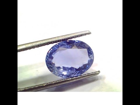 6.47 Ct IGI Certified Unheated Untreated Natural Burma Blue Sapphire