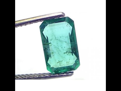 3.13 Ct GII Certified Untreated Natural Zambian Emerald Gemstones
