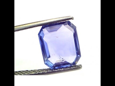 4.10 Ct GII-zertifizierter, unbehandelter, naturbelassener blauer Ceylon-Saphir