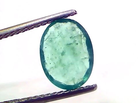 2.31 Ct Certified Untreated Natural Zambian Emerald Panna Gemstone
