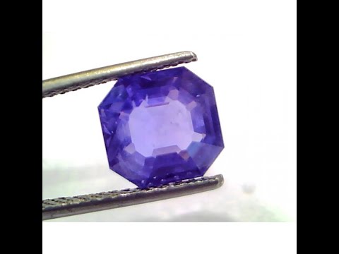 5.11 Ct IGI Certified Unheated Untreated Natural Ceylon Blue Sapphire