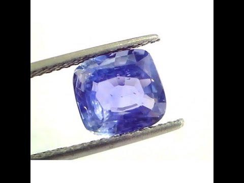 4.69 Ct Unheated Untreated Natural IGI Certified Kashmir Blue Sapphire
