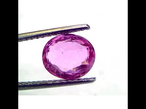 3.07 Ct GII Certified Unheated Untreted Natural Madagaskar Ruby Gems