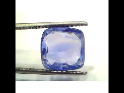 9.85 Ct IGI Certified Unheated Untreated Natural Ceylon Blue Sapphire