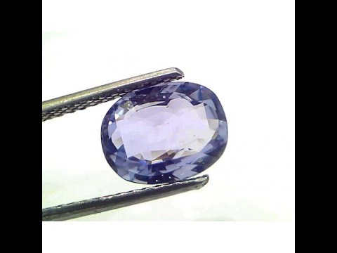 2.87 Ct GII Certified Unheated Untreated Natural Ceylon Blue Sapphire