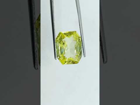 Huge 16.65 Ct Unheated Untreated Natural Ceylon Yellow Sapphire AAA