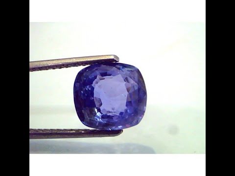 5.69 Ct IGI Certified Unheated Untreated Natural Ceylon Blue Sapphire