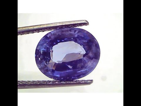 6.50 Ct IGI Certified Unheated Untreated Natural Ceylon Blue Sapphire