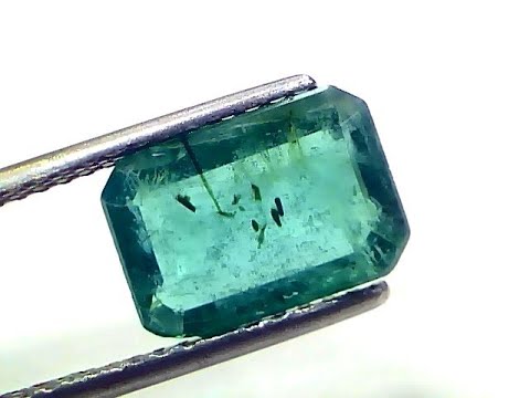 3.48 Ct Certified Untreated Natural Zambian Emerald Panna Gemstone