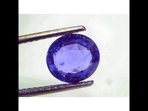 3.56 Ct IGI Certified Unheated Untreated Natural Ceylon Blue Sapphire AAA