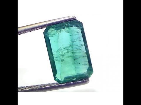 3.36 Ct GII Certified Untreated Natural Zambian Emerald Gemstones