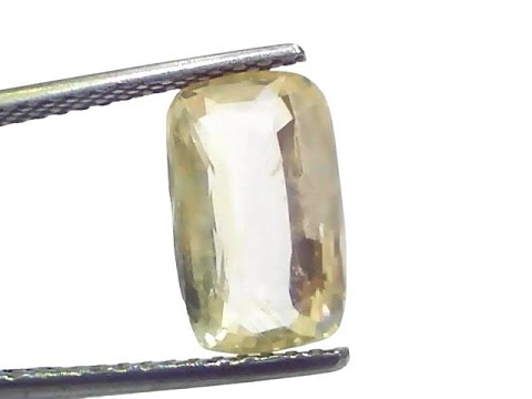 4.32 Ct GII Certified Unheated Untreated Natural Ceylon Yellow Sapphire