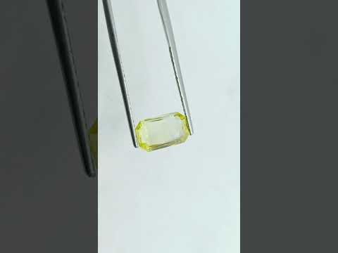 3.34 Ct GII Certified Unheated Untreated Natural Ceylon Yellow Sapphire
