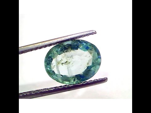 3.09 Ct Certified Untreated Natural Zambian Emerald Panna Gemstone