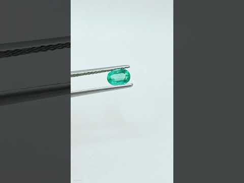 0.77 Ct Certified Untreated Natural Zambian Emerald Gemstone Panna