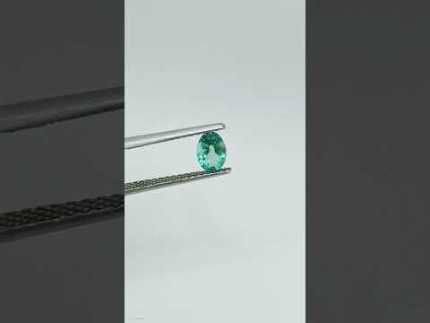 0,77 Ct Émeraude de Zambie Naturelle Non Traitée Certifiée Pierre Précieuse Panna