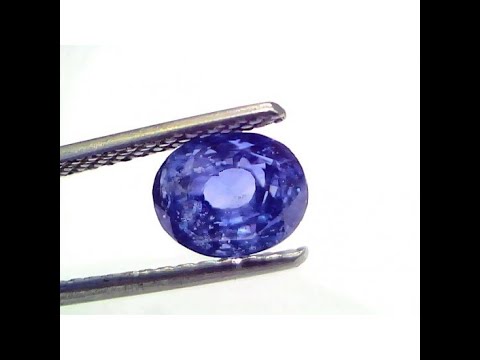 3.05 Ct IGI Certified Unheaated Untreated Natural Ceylon Blue Sapphire AA