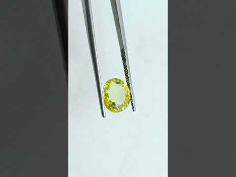 5.23 Ct IGI Certified Unheated Untreated Natural Ceylon Yellow Sapphire