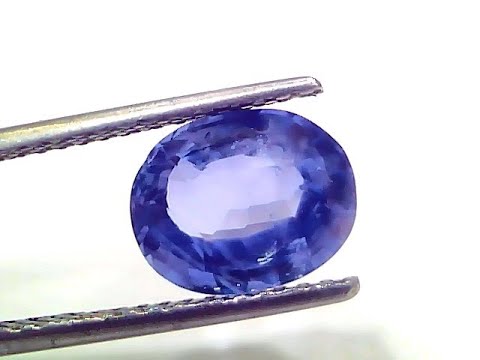 3.77 Ct IGI Certified Unheated Untreated Natural Ceylon Blue Sapphire AAA