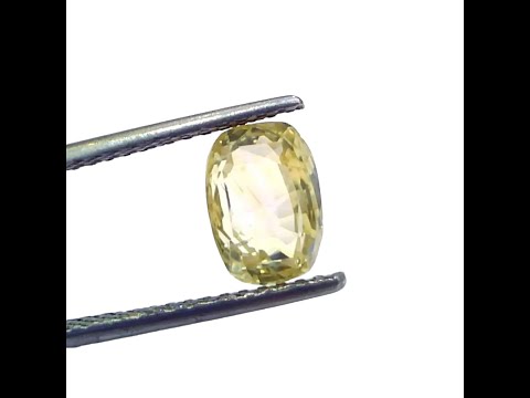 3.03 Ct IGI Certified Unheated Untreated Natural Ceylon Yellow Sapphire