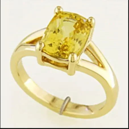 Gemstone Ring Design 3 In All Metal, Watch Video For Details Of Design