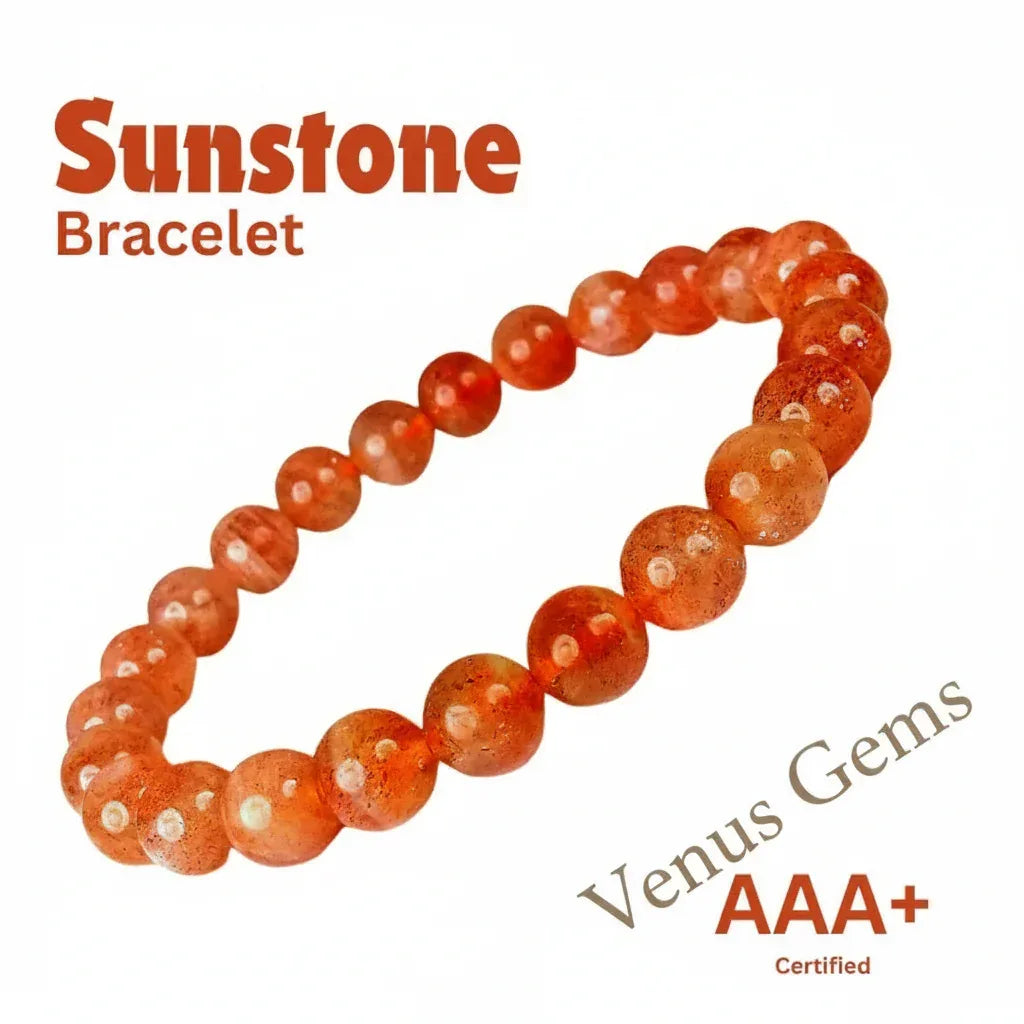 Natural Sunstone Bracelet - Venus Gems
